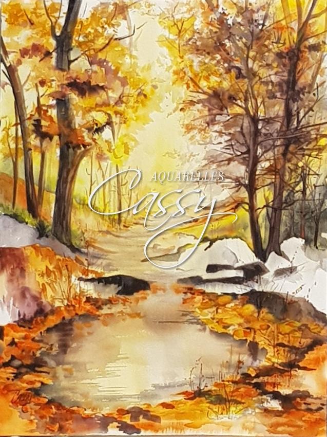 Automne dore 2019- 61 cm X 46 cm